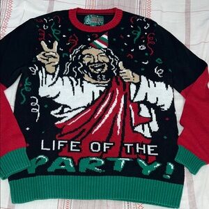 Life of the Party Christmas Sweater Small